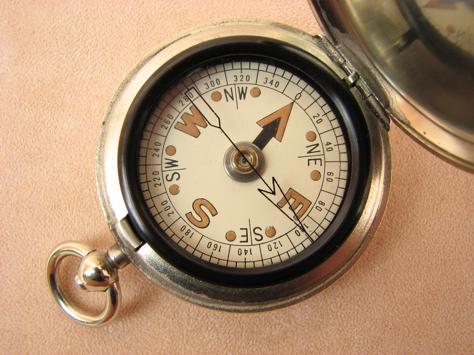 British Army officers Mk VII pocket compass signed T.A.R.S & W Ltd